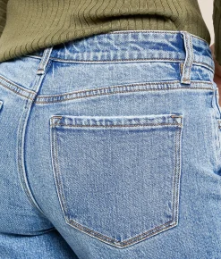 VERVET by Flying Monkey V-Front Wide Leg Stretch Jean Declutter Hot