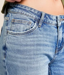 VERVET by Flying Monkey V-Front Wide Leg Stretch Jean Declutter Hot