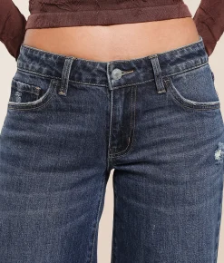 VERVET by Flying Monkey V-Front Wide Leg Stretch Jean Hebe Hot