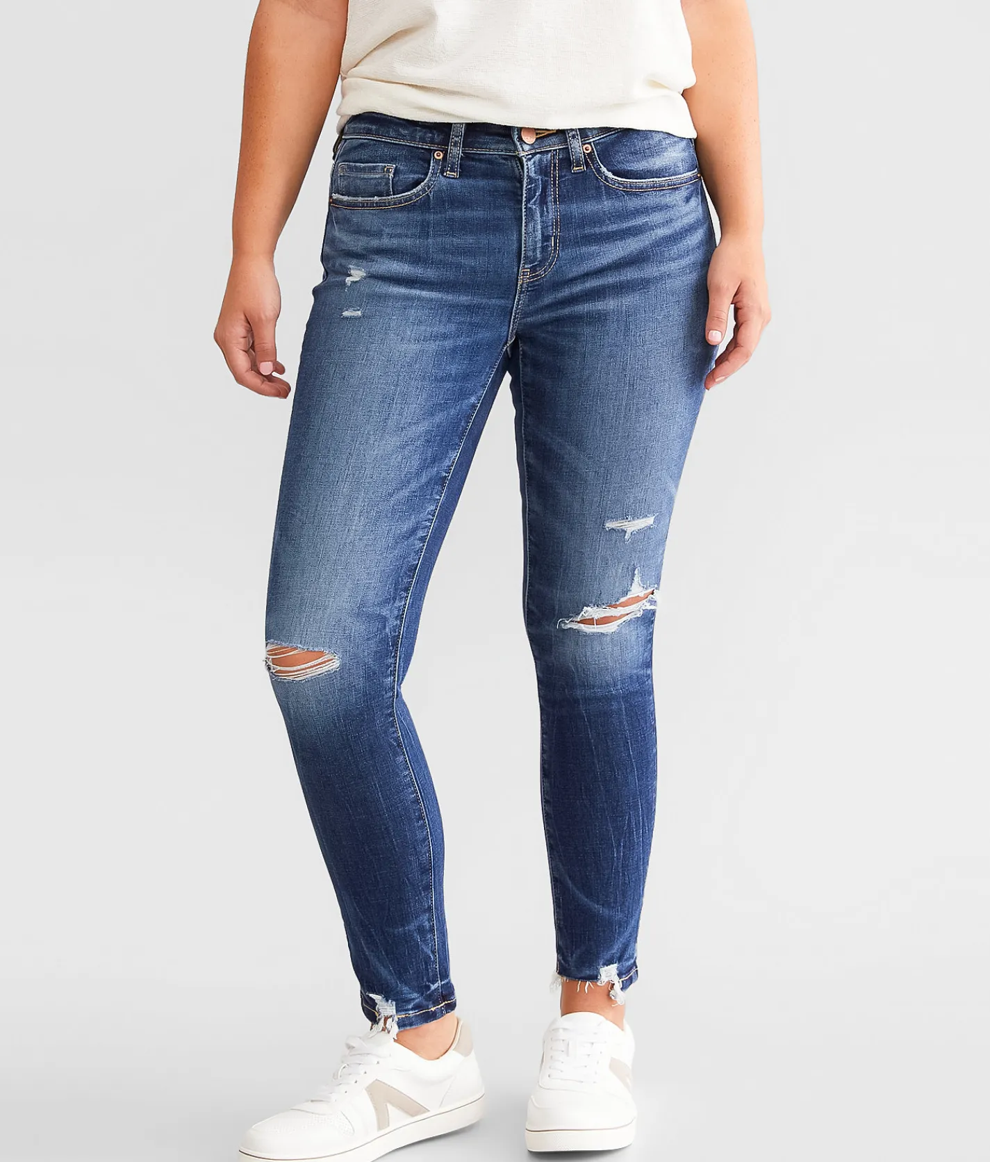 BKE Victoria Ankle Skinny Stretch Jean Pintor
