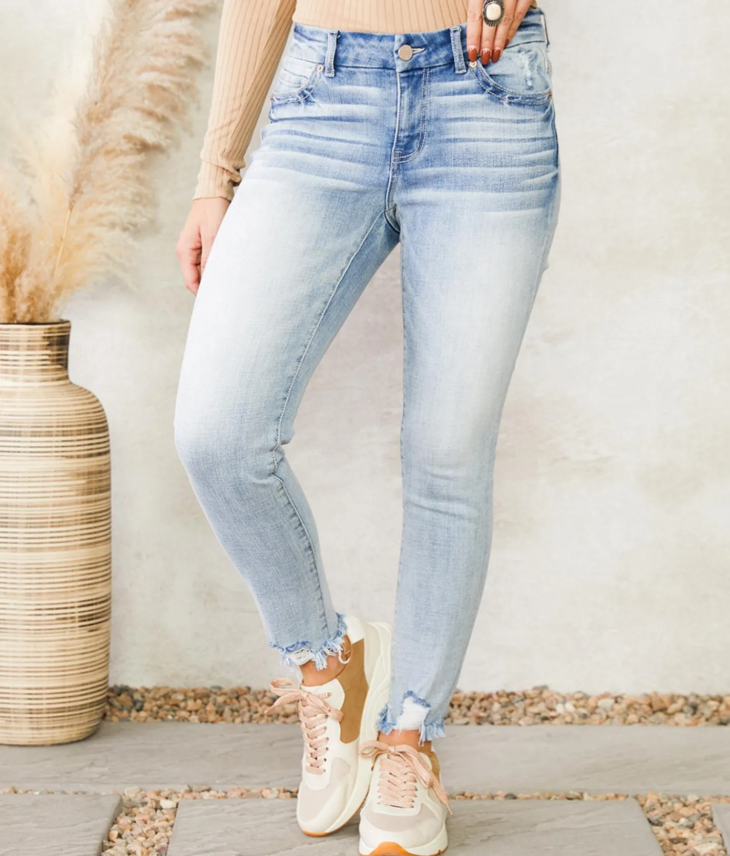 BKE Victoria Ankle Skinny Stretch Jean Glover 3 Sale