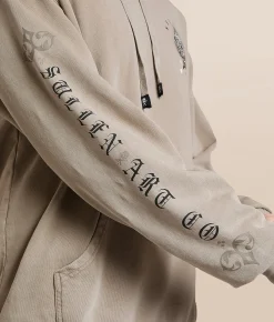 Tops | Sullen Victory Hooded Sweatshirt Chateau Grey Mineral Wash
