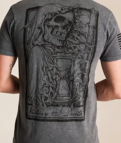 Tops|Graphic T-Shirts | Howitzer Victory T-Shirt Turbulence Mineral Wash