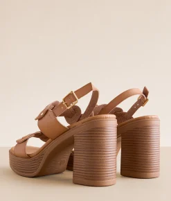 Shoes | Pierre Dumas Vikki Heeled Sandal Nude