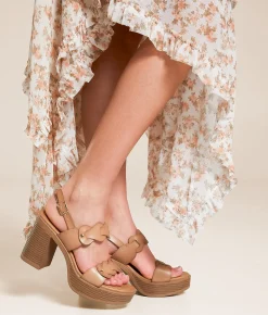 Shoes | Pierre Dumas Vikki Heeled Sandal Nude