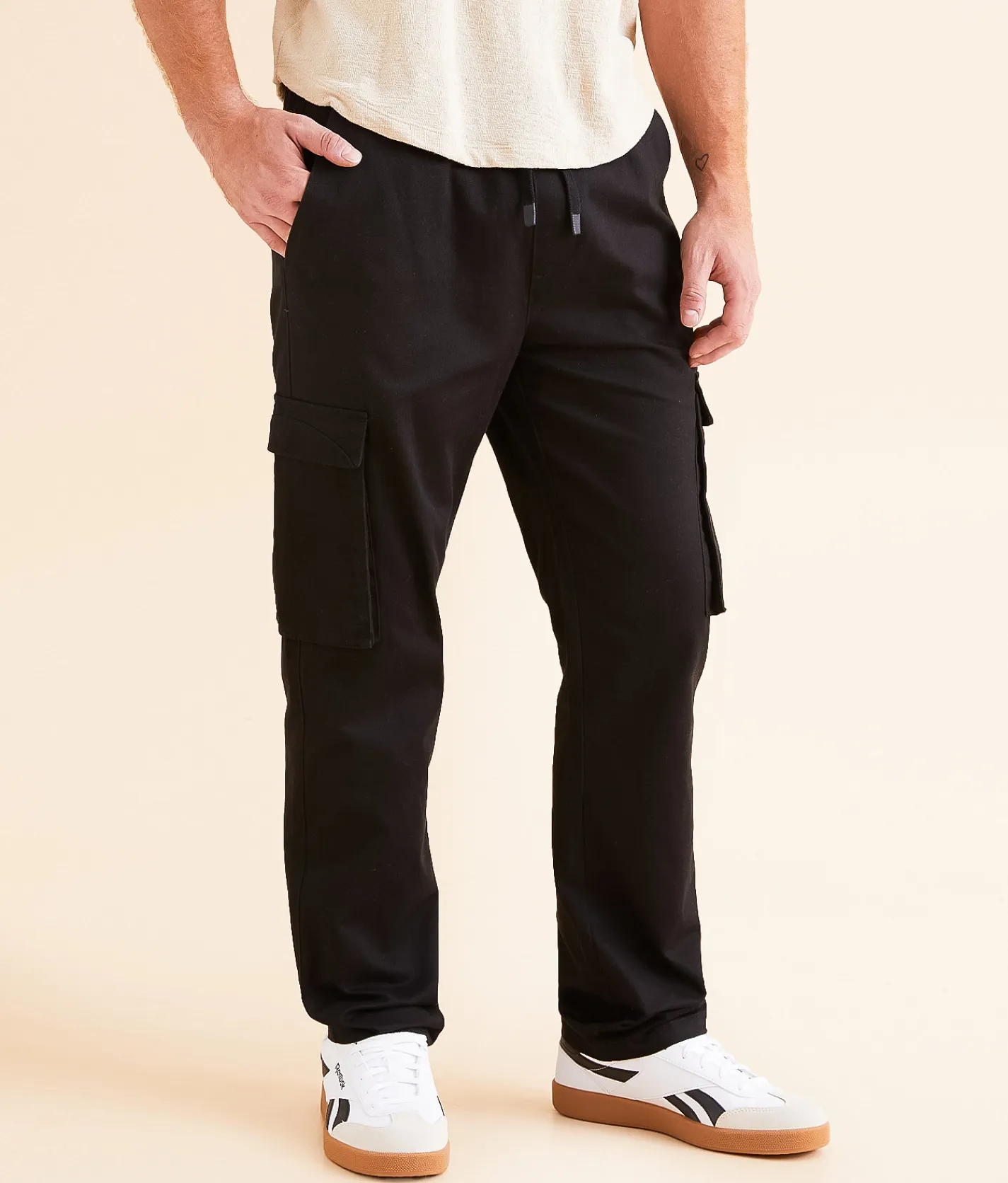 nANA jUDY Villa Cargo Pant Black Sale