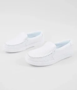 Shoes | DC Shoes Villain 2 Leather Shoe White