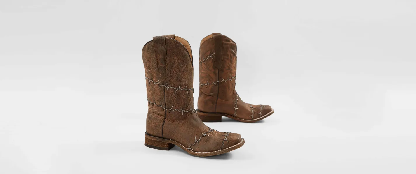 Shoes | Corral Vincent Leather Cowboy Boot Brown