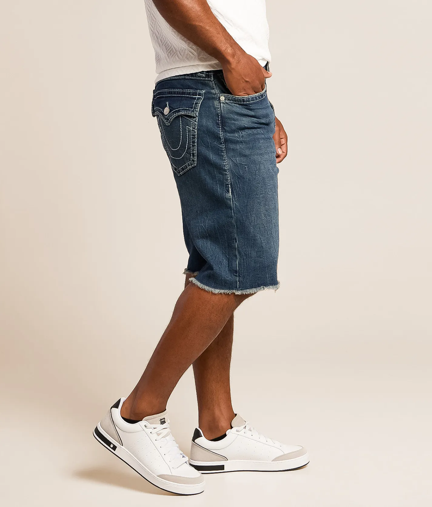 Bottoms|Shorts | True Religion Vinny Stretch Short Medium Wash