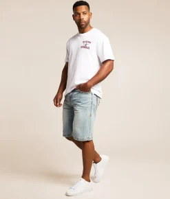 True Religion Vinny Stretch Short Shattered Medium Indigo Best