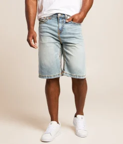 True Religion Vinny Stretch Short Shattered Medium Indigo Best