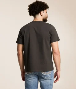 Tops | Rhythm Vintage Assembly T-Shirt Stone Blue