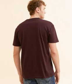Kimes Ranch Vintage Badge T-Shirt Oxblood Hot