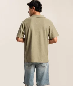 Tops | Rhythm Vintage French Terry Polo Sage