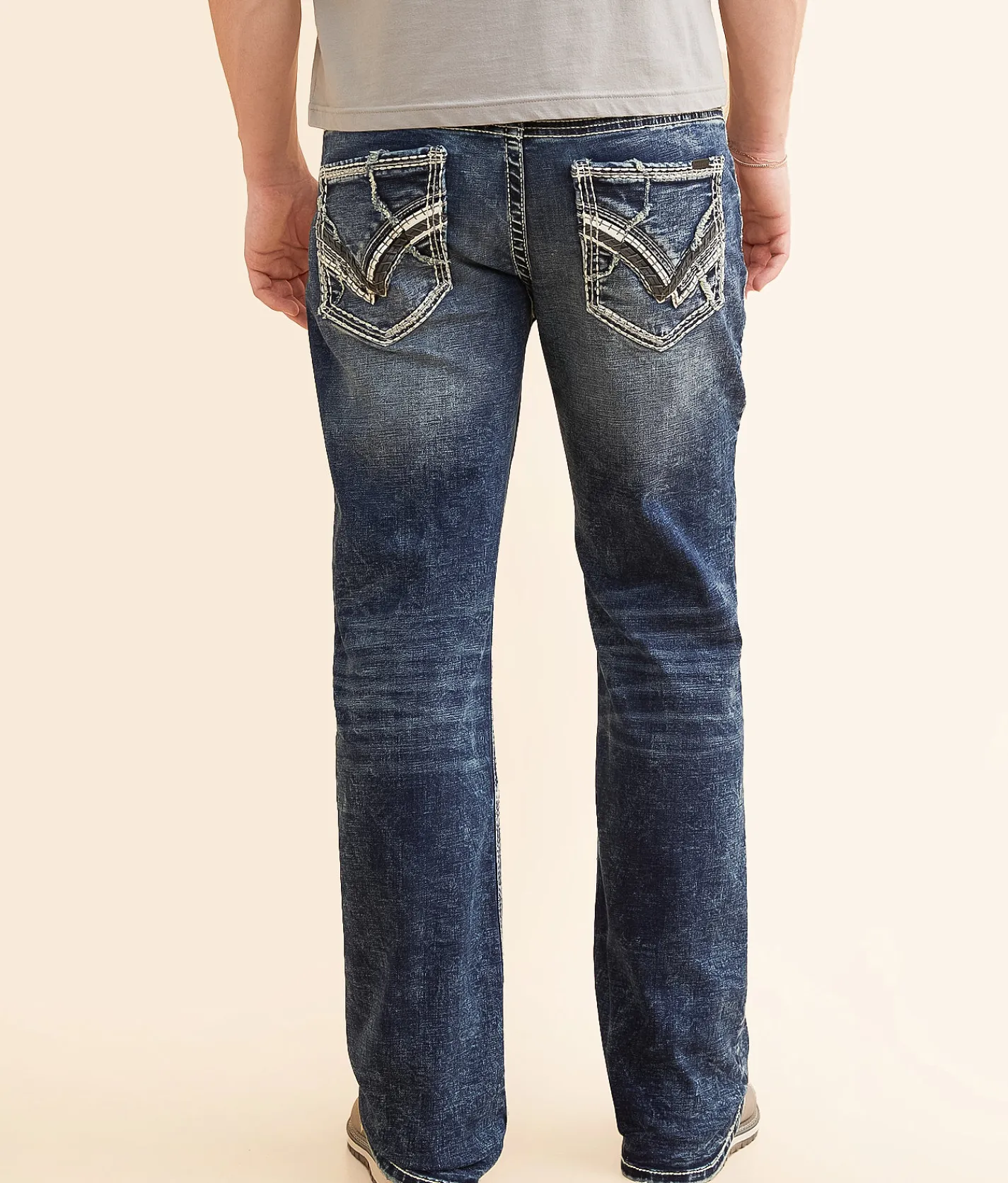 Buckle Black Vintage Nine Boot Stretch Jean Rowan Hot