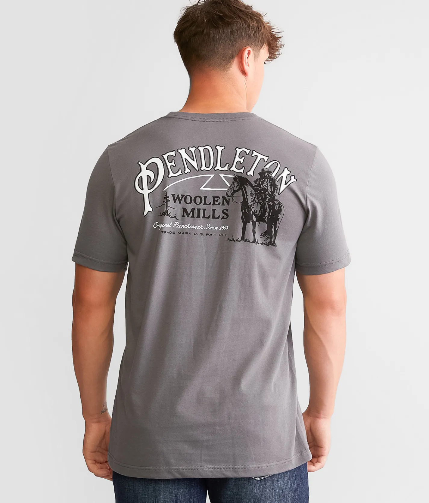 Pendleton Vintage Rancher T-Shirt Asphalt Best