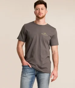 Tops|Graphic T-Shirts | Pendleton Vintage Stamp T-Shirt Asphalt Tan