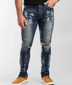 Sale Jeans|Bottoms | Smoke Rise® Vintage Taper Stretch Jean Vintage Blue