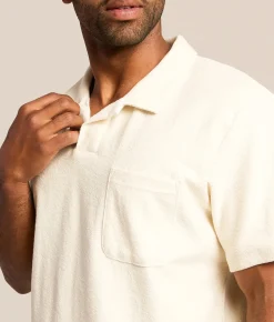 Rhythm Vintage Terry Polo Natural Discount