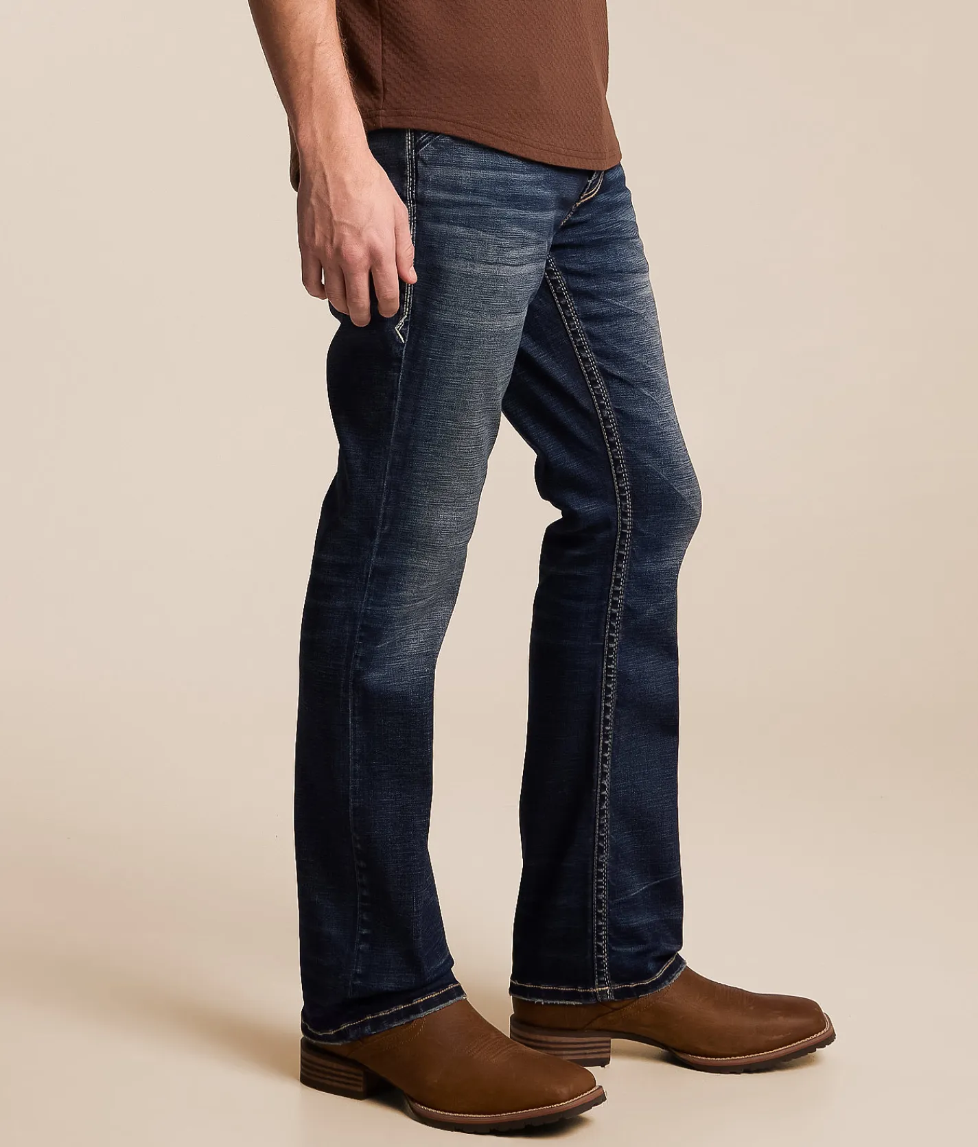 Buckle Black Vintage Three Boot Stretch Jean Alvarado Clearance