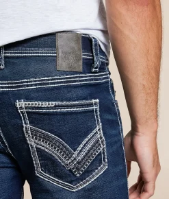Buckle Black Vintage Three Straight Stretch Jean Pecos Sale
