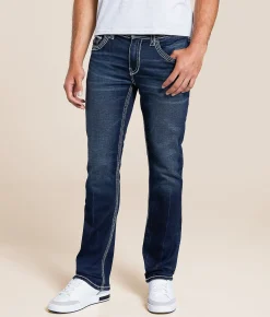 Bottoms | Buckle Black Vintage Three Straight Stretch Jean Pecos