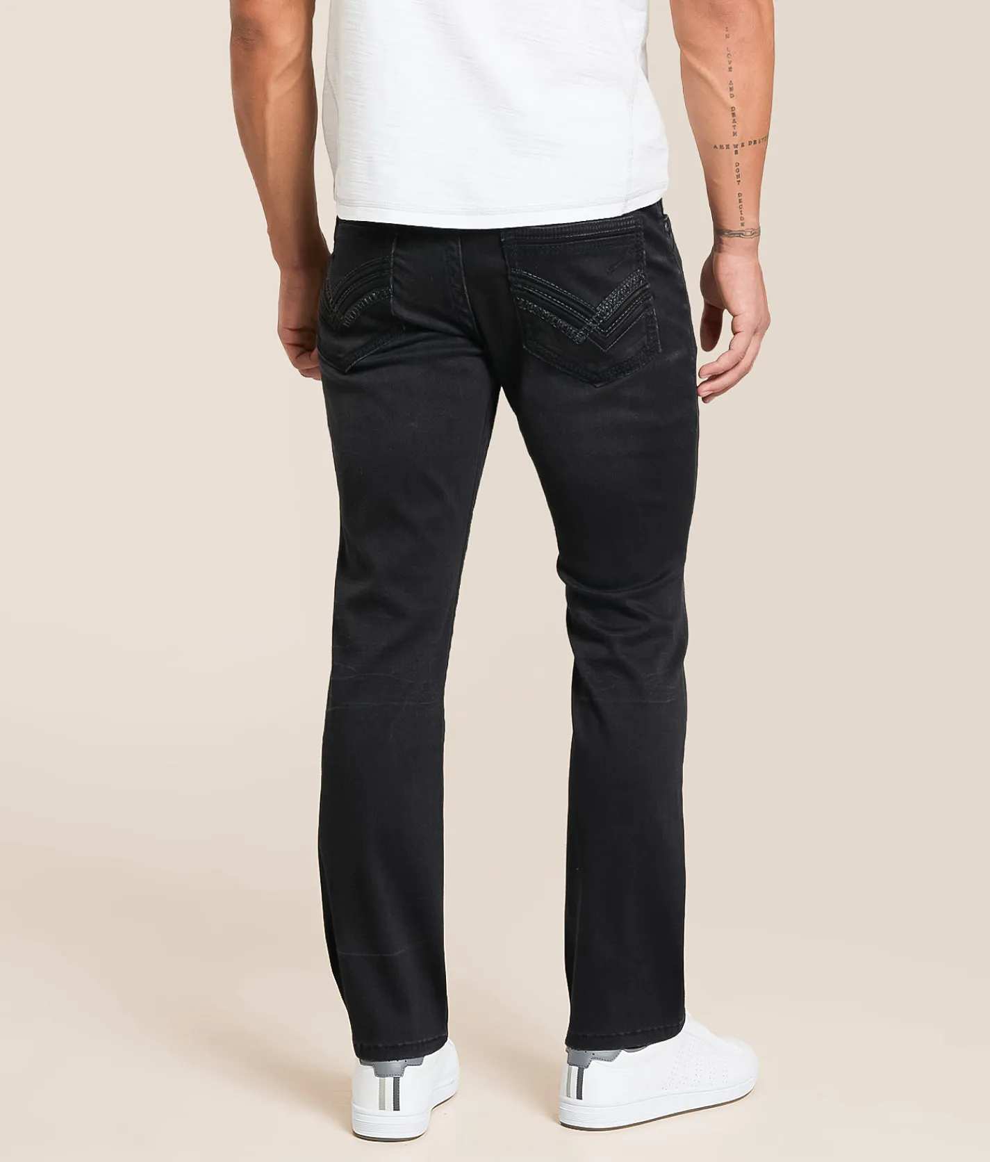 Buckle Black Vintage Three Straight Stretch Jean Conwell Discount
