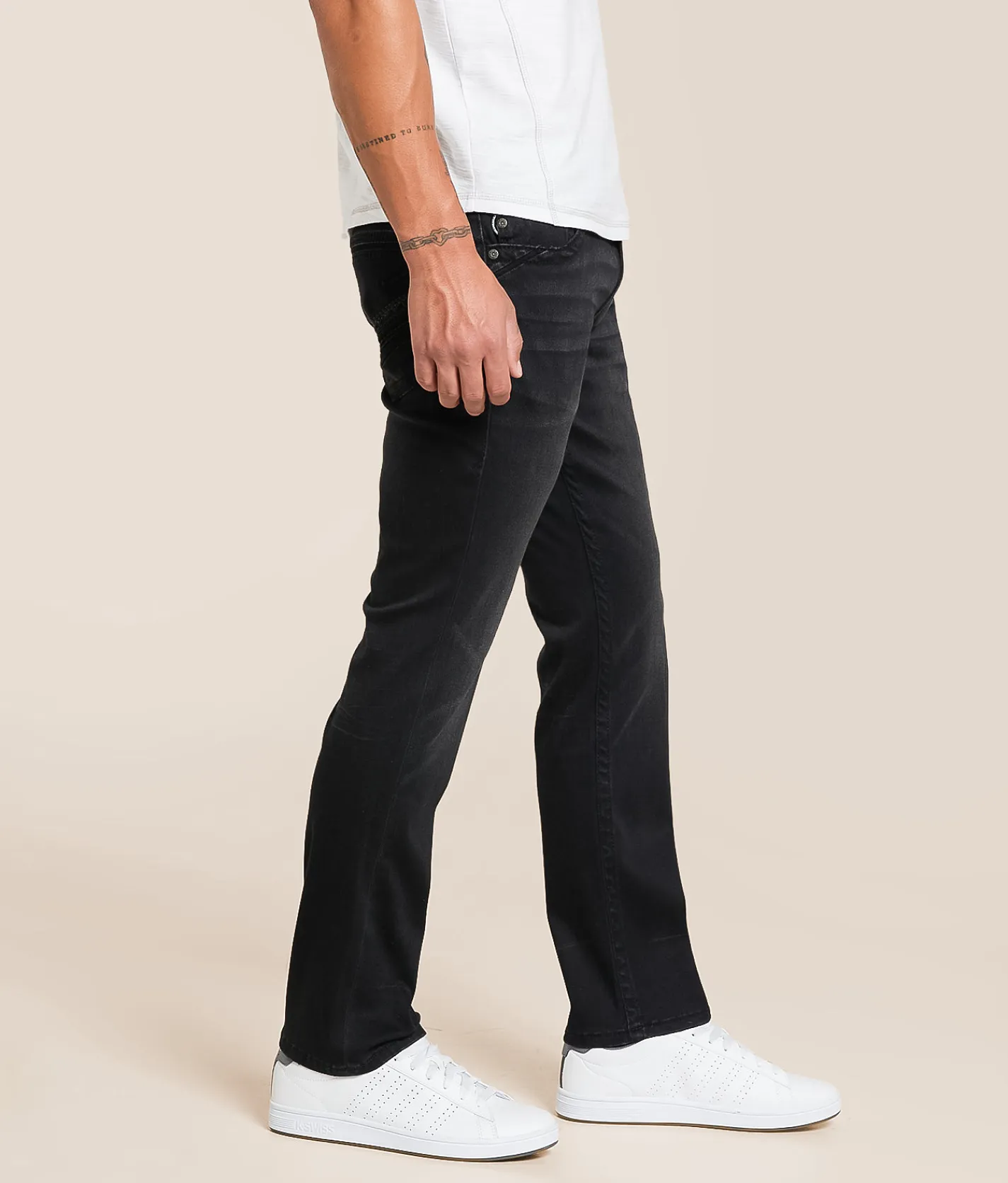 Buckle Black Vintage Three Straight Stretch Jean Conwell Discount