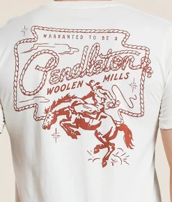 Graphic T-Shirts | Pendleton Vintage Western T-Shirt Natural