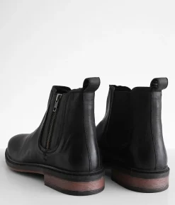 Shoes | Steve Madden Vise Leather Boot Black