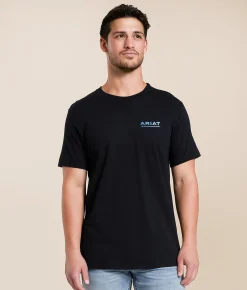 Tops|Graphic T-Shirts | Ariat Visible Valley T-Shirt Black