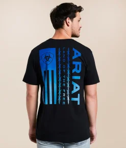Tops|Graphic T-Shirts | Ariat Visible Valley T-Shirt Black