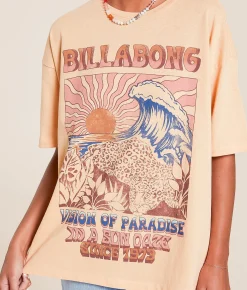 Tops | Billabong Vision Of Paradise Oversized T-Shirt Sunstone 2