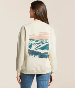 Tops | LIV Outdoor Vista Slopes Oversized Pullover Birch
