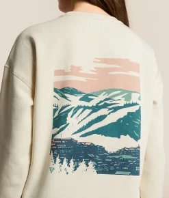 Tops | LIV Outdoor Vista Slopes Oversized Pullover Birch