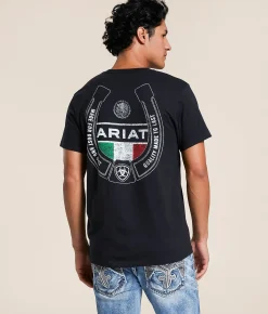 Ariat Viva Horseshoe T-Shirt Dark Shadow Discount