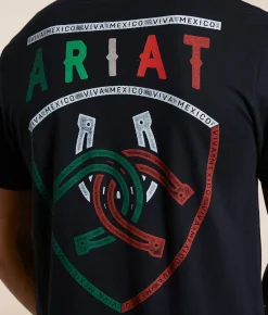 Tops|Graphic T-Shirts | Ariat Viva La Tricolor T-Shirt Black