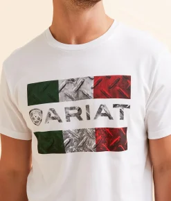 Ariat Viva Mexico Diamond T-Shirt White Discount