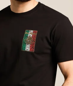 Freedom Ranch Viva Mexico T-Shirt Black New