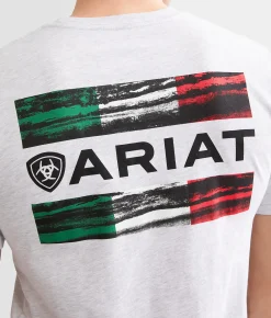 Ariat Viva Mexico Wood T-Shirt Ash Online