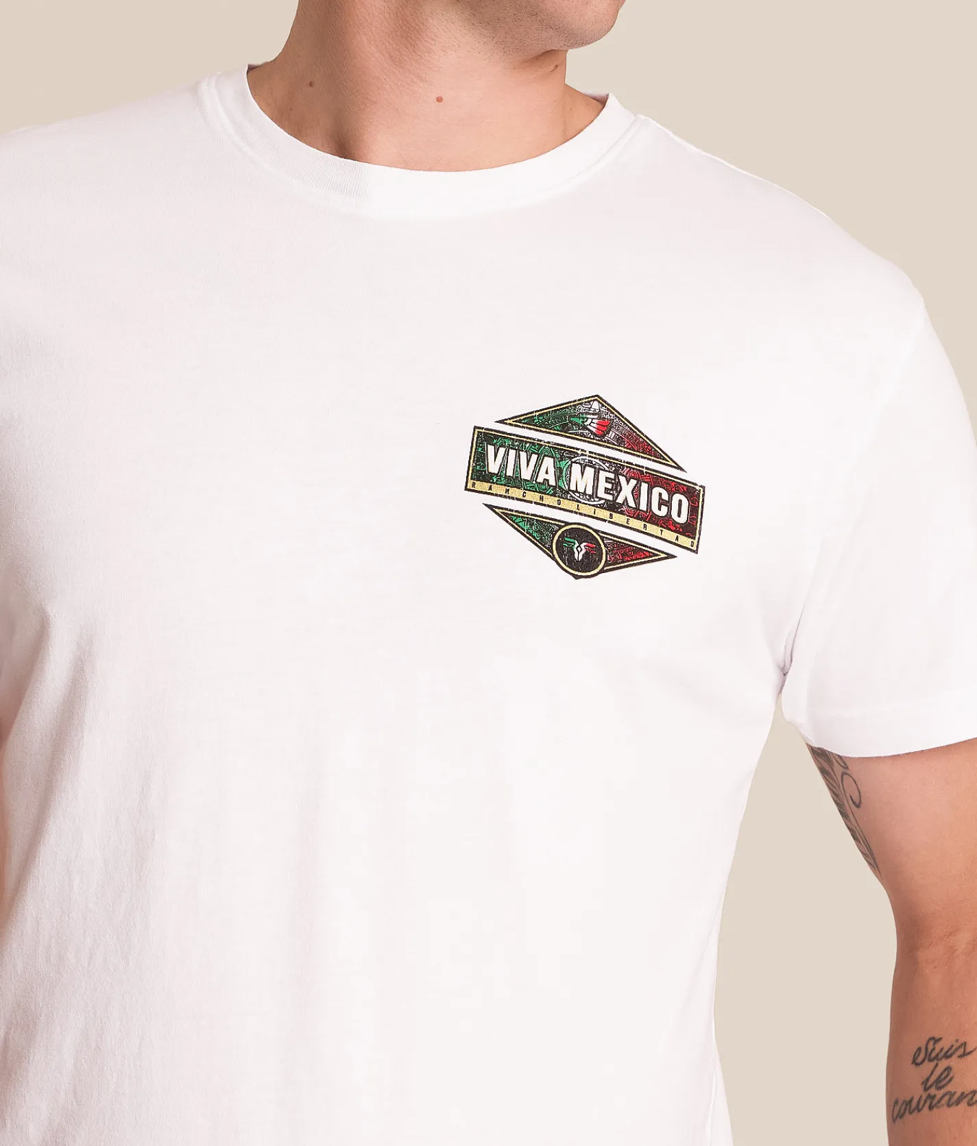 Tops|Graphic T-Shirts | Freedom Ranch Viva Revolution T-Shirt White