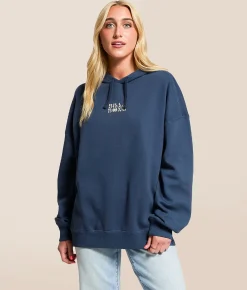 Billabong Vivid Hooded Sweatshirt Crisp Blue Outlet