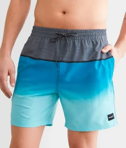 Bottoms|Swimwear | Hurley Volley Stretch Swim Trunks Dark Stone Grey 2