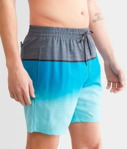 Bottoms|Swimwear | Hurley Volley Stretch Swim Trunks Dark Stone Grey 2