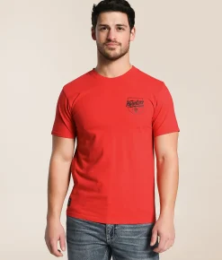 Howitzer Voltage T-Shirt Equestrian Red Crystal Wa Hot