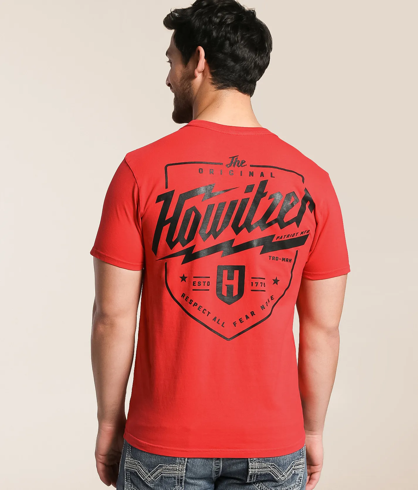 Howitzer Voltage T-Shirt Equestrian Red Crystal Wa Hot