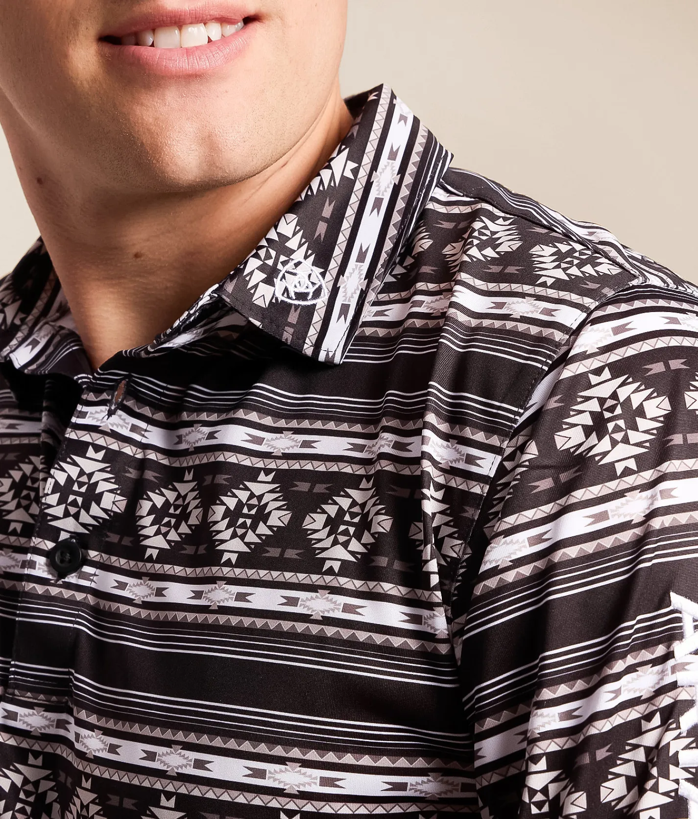 Tops | Ariat Wade Fitted TEK Polo Black