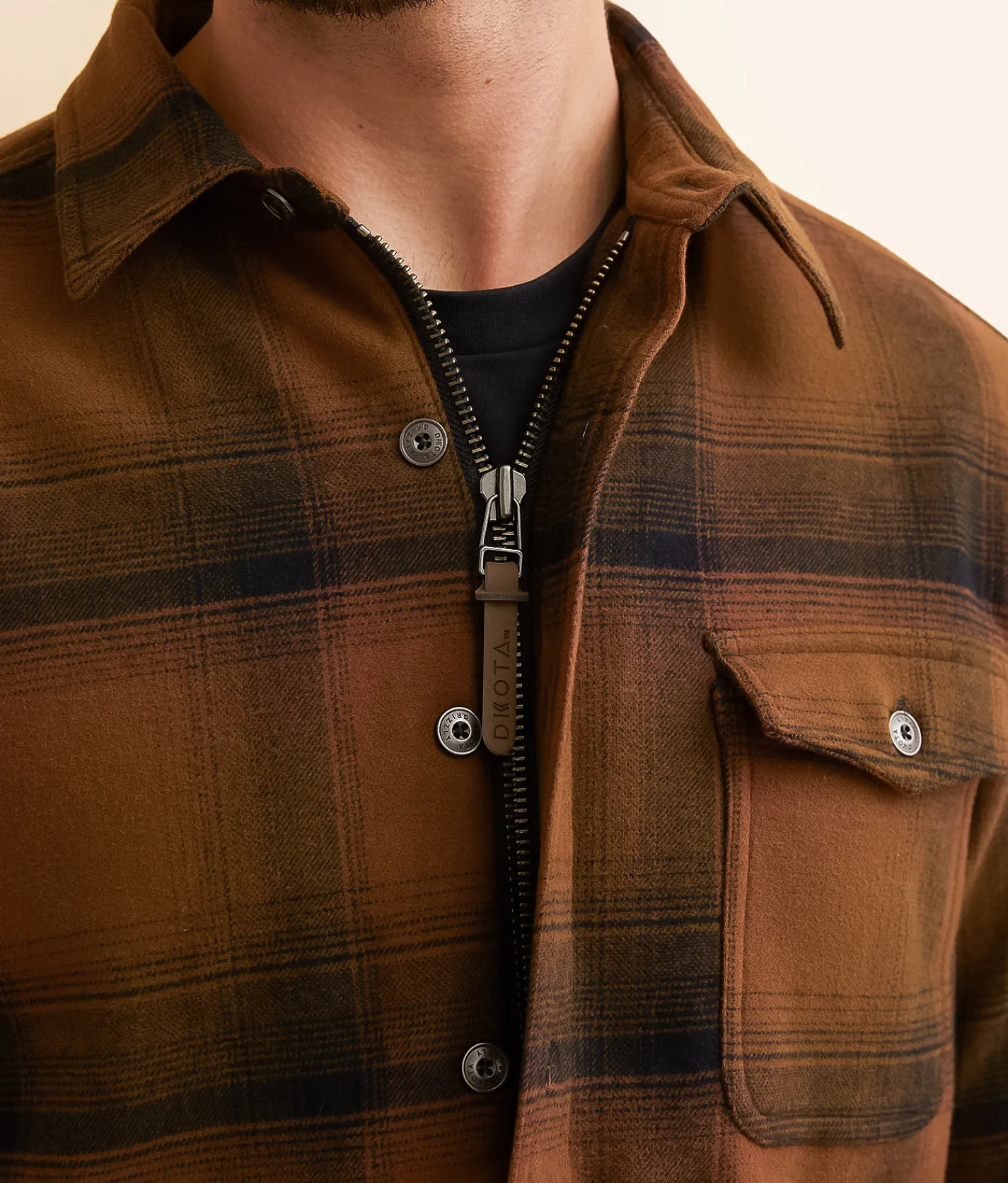 Dakota Grizzly Wade Plaid Shacket Tinder