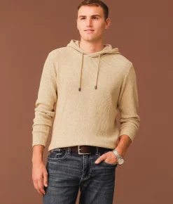Tops | Outpost Makers Waffle Knit Hoodie Corn Stalk Arctic Wolf