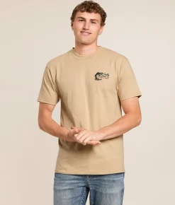 Salty Crew Walleye Lake T-Shirt Sand